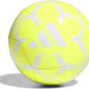 adidas Starlancer Club Soccer Ball (3, Lucid Lemon/White)