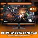 AOC 24 Inch Gaming Monitor FHD 180Hz Fast IPS 0.5ms HDR, 24G51F2