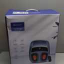 KINGJOY Foot Massager with Heat for Neuropathy, [2026 Upgraded], Deep Kneading Shiatsu Foot Massager for Plantar Fasciitis, Fits Up to Men Size 14, Gifts for Women Mom Men Dad Seniors (Gray)