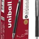 uni-ball Jetstream RT Retractable Ballpoint Pens Medium Point, 1mm, Black, 12 Pack