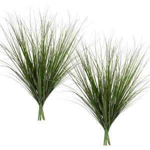 12PCS Fake Plants Artificial Wheat Grass Greenery Plastic Plants Fake Grass Artificial Plants for Outdoor Decor Artificial Grass Plant with Greenery Stems for Indoor Home Decoration 26.4" (Tall-12PCS)