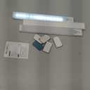 Under Cabinet Lighting 8 Inches Rechargeable Motion Sensor Light Indoor, 3 Color Dimmable Closet Light Battery Operated, USB Stick on LED Magnetic Under Counter Lights for Kitchen Stair, 3 Packs