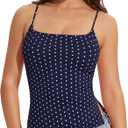 OMKAGI Cute Side Split Tank Tops for Women Summer Y2K Going Out Basic Shirts with Bras, Medium