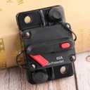Gatuida 60 Amp Car Fuse Circuit Breaker 12V-36V Resettable Waterproof Auto Overload Protection for Marine Trailer Rv Electrical Systems