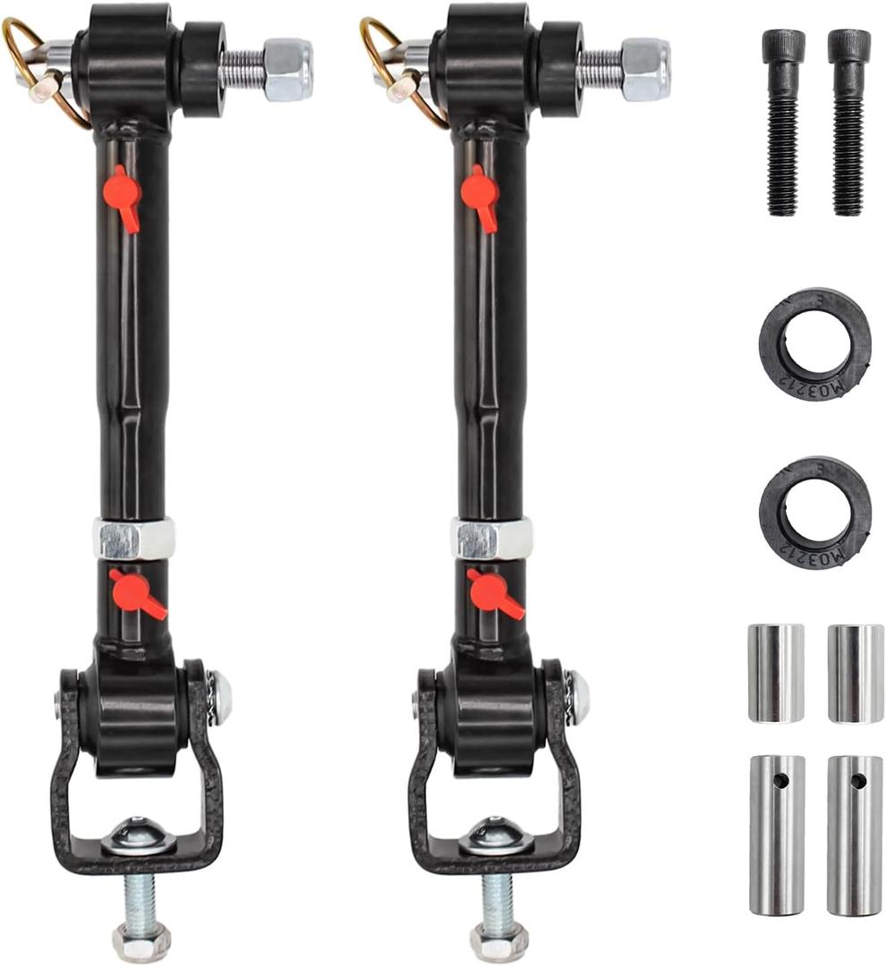 2.5" - 6" Lift Front Sway Bar Quicker Disconnect System for 1998-2006 Jeep Wrangler TJ & 1984-2001 Jeep Cherokee XJ - Enhanced Off-Road Flexibility