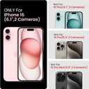 FireNova Designed for iPhone 16 Case, Silicone Upgraded [Camera Protection] Phone Case, Soft Anti-Scratch Microfiber Lining Inside, 6.1 inch, Natural Titanium