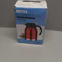 54oz Thermal Coffee Carafe, Stainless Steel Insulated Thermal, Double Wall Vacuum Flask, Small Coffee Carafe for Keeping Hot or Cold Drinks, Coffee, Tea (Bright Red)