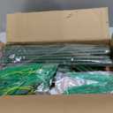 Cucumber Trellis for Raised Bed - Raised Bed Vegetable Trellis,U-Frame Rack Weather-Resistant Metal Supports for Climbing Plants Greenhouse Cultivation Housetop Farming