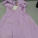 Girls Dresses Kids Summer Double Layer Ruffle Sleeve Dress 5-14 Years