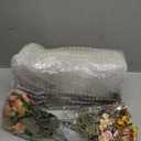 3 Pcs Mason Jar Centerpiece Table Decorations for Dining Table Decor Farmhouse Coffee Table Decor with Wood Tray and Led Light Table Centerpieces for Dining room Kitchen Living Bathroom,Orange