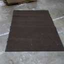 DII Durable Walk Off Utility Indoor/Outdoor Runner, 6ftx4ft, Brown