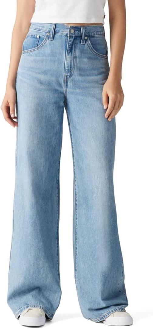Levi's Women's Cinch Baggy Jeans (Blue), 24