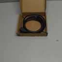 Amazon Basics PC Power Cord, 6 feet, AC Power Cord for Monitor, Computer, TV, 3 Prong, 18 AWG, 125 Volts, Black