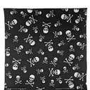 Fashion A4 Clipboard, Standard Letter Size 9" x 12.5", Decorative Wooden Clipboard with Low Profile Metal Clip for Office, School, Teachers, and Students, Skeleton Sculls And Bones