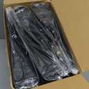 Teling 4 Pcs 2 Inch Clear Zipper Binder with 3 Ring Zipper Binder, Refillable Plastic Clear File Organizer Planner for Projects, Assignments, Memos, School Work, 13.2 x 11 Inch