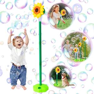 COSILY Bubble Machine, Automatic Flower Bubble Machine Blower, Height 47 Inches Bubble Machine for Kids Toddlers Bubble Maker for Indoor Outdoor Wedding Birthday Party