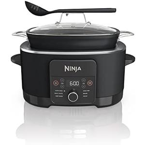 Ninja MC1010 Foodi PossibleCooker PLUS - Sous Vide & Proof 6-in-1 Multi-Cooker, with 8.5 Quarts, Slow Cooker, Dutch Oven & More, Glass Lid & Integrated Spoon, Nonstick, Oven Safe Pot to 500°F, Black
