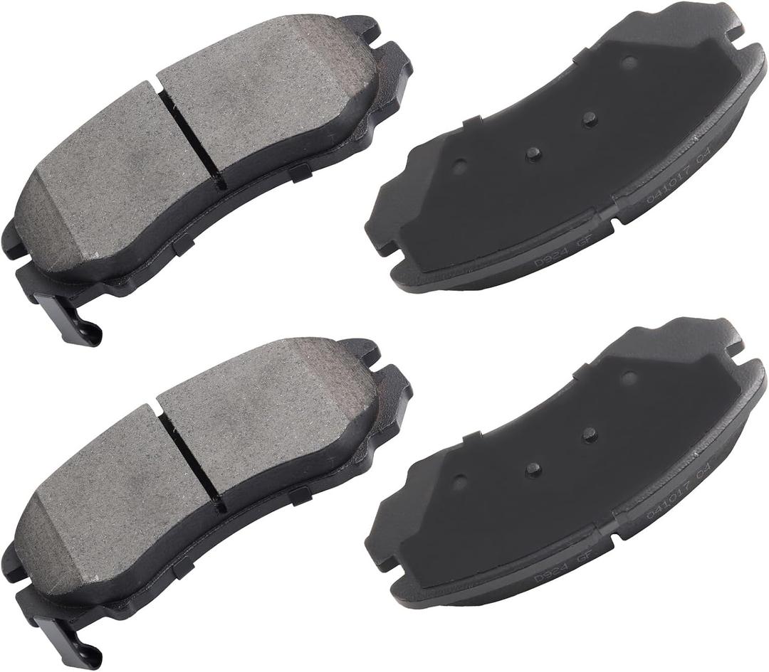 cciyu Professional Ceramic Front Brakes Pads Set fit For Hyundai Elantra,Sonata,Tiburon,Tucson,02-10 For Kia Magentis,02-10 For Kia Optima,10-13 For Kia Soul,05-10 For Kia For Sportage