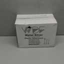 WDF 360 Pieces Silver Plastic Silverware- Disposable Flatware - Heavyweight Plastic Cutlery- Includes 120 Forks, 120 Spoons, 120 Knives for Christmas