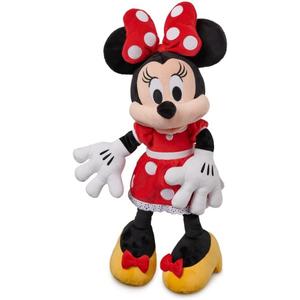 Disney Store Official Minnie Mouse Red Dress Medium Soft Toy for Kids, Cuddly Character with Fuzzy Texture and Embroidered Details, Disney Plushy Suitable for All Ages.