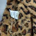 Leopard Print Dog Sweater Stretchy Fleece Dog Turtleneck Sweatshirt for Puppies & Cats, Soft & Warm Pet Winter Clothes for Dogs (Coffee Brown, Large/X-Large)