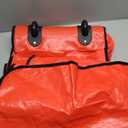 HOMEST Christmas Tree Storage Bag, Fits for 4.5-7 ft Xmas Artificials, Zippered Bag with Reinforced Carrying Handles and Wheels, Red (Bag Only)