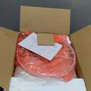 26" Coastal Blue Glass Table Lamps Set of 2, 3-Way Dimmable Touch Control Bedroom Lamp with USB C+A Ports & AC Outlet, Elegant Living Room Lamp, Nautical Bedside Lamps for Nightstand Side End Table