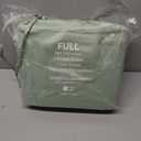 Full Size Sheet Set, 500 TC Single-Ply Cotton Sateen, 4-Piece, Sage | 18-Inch Deep Pocket Design Stays Secure while 100% Natural Cotton Feels Soft, Smooth and Breathable through Every Season