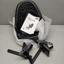 Thule Yepp 2 Mini - Front Mounted Child Bike seat - Shock-Absorbing Foam seat - Adjustable footrests & footstraps - Easy mounting System - Adjustable 5 Point Harness System (Black)