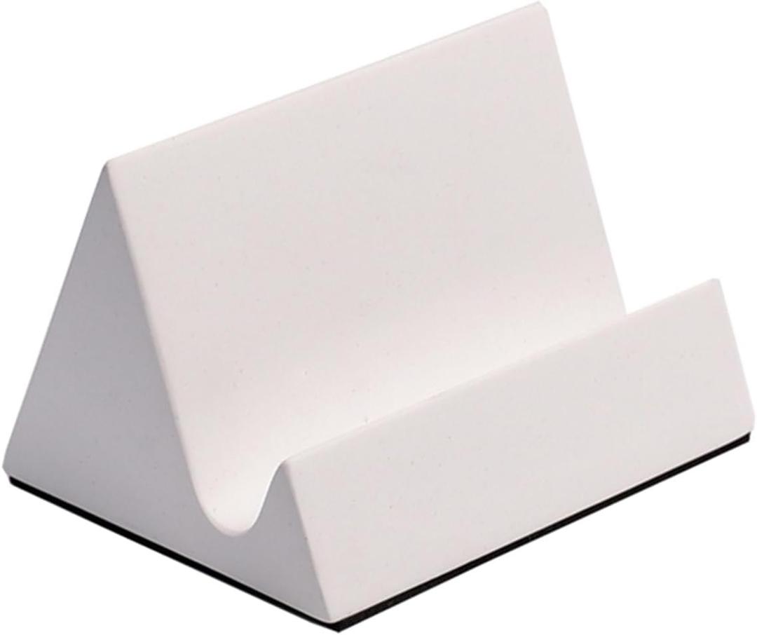 Concrete Phone Stand, Desktop Phone Stand, Multifunctional Stand, Compatible with iPhone 16/15/14/13/12 Smartphones (White)