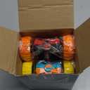 Car Toys for Ages 3-5 Boys, Push and Go Monster Truck Toys for 3 4 5 Year Old Kids, Double-Sided 360 Flip Stunt Car Baby Toy, Sturdy 4WD Cars Toddler Boy Toy, Easter Birthday Gifts for Boys Girls (Orange-yellow Kids' Play Trucks)