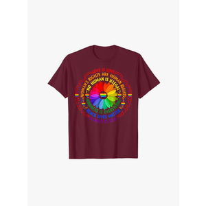 Rainbow Black Lives Matter Science LGBT Pride Flower T-Shirt XL