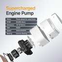 Iota L36 WH AIO CPU Liquid Cooler 360mm with Temp Digital Display,ARGB Aluminum Alloy Pump,Fluid Dynamic Bearing PWM Fans,TDP300W Water Cooling System for Intel LGA 115x/1200/1700/1851 & AMD AM4/AM5