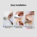 Door Lever Lock (2 Pack)  Child & Pet Safety Lock for Door Handles  No Drill, 3M Adhesive  One-Handed Operation for Adults  Strong & Easy Install