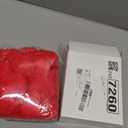 Red Pom Poms Christmas Faux Fur Pompom Ball Acrylic Large Red Pompoms Crafts Holiday Pom Balls Fluffy Plush Pompom for DIY Christmas Costume Supplies Party Decorations, 2 Inches (30 Pieces)