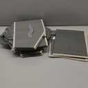 Homsorout Trapezoid Storage Baskets for Shelves - Large Fabric Baskets for Organizing, Foldable Storage Bin with Handles, Cube Storage Organizer Bins for Clothes, Blankets, 4 Pack, Grey