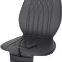 Laxon Air Bag Shiatsu Back Massager for Long time seatting with Long Distance Driving. Vehicle Seat Cushion for Stress Relief, Waist Hip Massager. (Black)