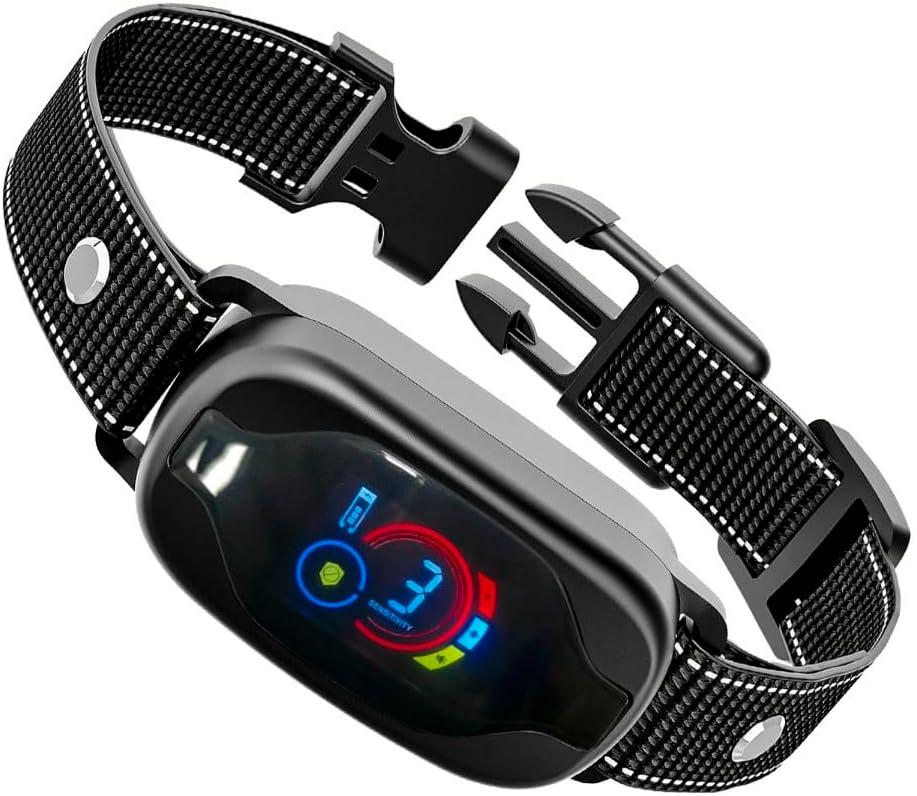 Screen Barking Device Charging Waterproof Pet Shock Collar Automatic Barking Intelligent Barking Manufacturers