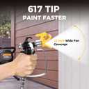 Airless Paint Sprayer, 3300PSI Electric Paint Sprayer, Adjustable Pressure | 750W Electric Airless Sprayer with Extension Rod For Smooth Coating Wall, Fence, Decks & Furniture, Even Painting And Cleanup