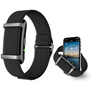 Smart Bracelet, Activity Trackers for Men & Women, Fitness Tracker Band, 24H Sleep Tracker, All-Day Continuous Heart Rate, Blood Oxygen, Stress, HRV Monitor, 170+ Sport Modes with Free APP (Black)
