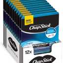 ChapStick Moisturizer Original Lip Balm Tubes, SPF 15 and Skin Protectant - 0.15 Oz (Pack of 12)