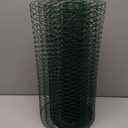 Chicken Wire Netting 16 x 236 Inch Green Hexagonal Galvanized PVC Coated Fencing Mesh for Garden, Poultry Barrier, Floral Arrangements and Crafts