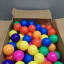 LANGXUN 50 100 200 400 Soft Plastic Ball Pit Balls for Kids, Gift for Baby Toddler Birthday Christmas, Ball Pit Play Tent, Baby Kiddie Pool Water Toys, Party Decoration, 2.2"