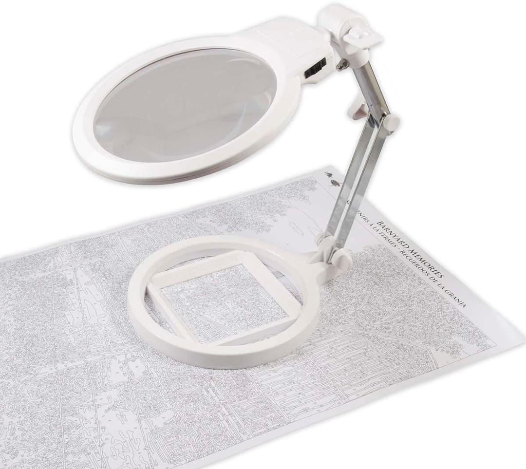 Tabletop LED Magnifier