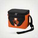 Heat sealed, leak-proof lining
Comfortable shoulder strap for easy carrying
Holds 24 cans plus ice
Additional front zipper pocket
Features sporty contrasting accents
Embroidered team logo
Includes an attached bottle opener
Dimensions: 12.25 x 8 x 12.