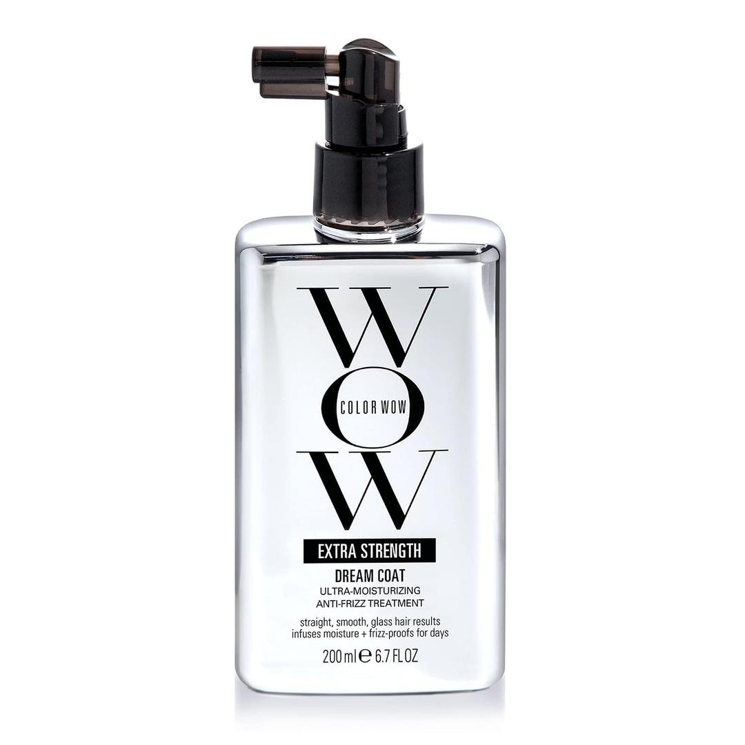 COLOR WOW Extra Strength Dream Coat – Powerful ultra moisturizing, anti humidity treatment for extremely frizz prone hair, glassy smooth, straight + resistant styles up to 3-4 washes