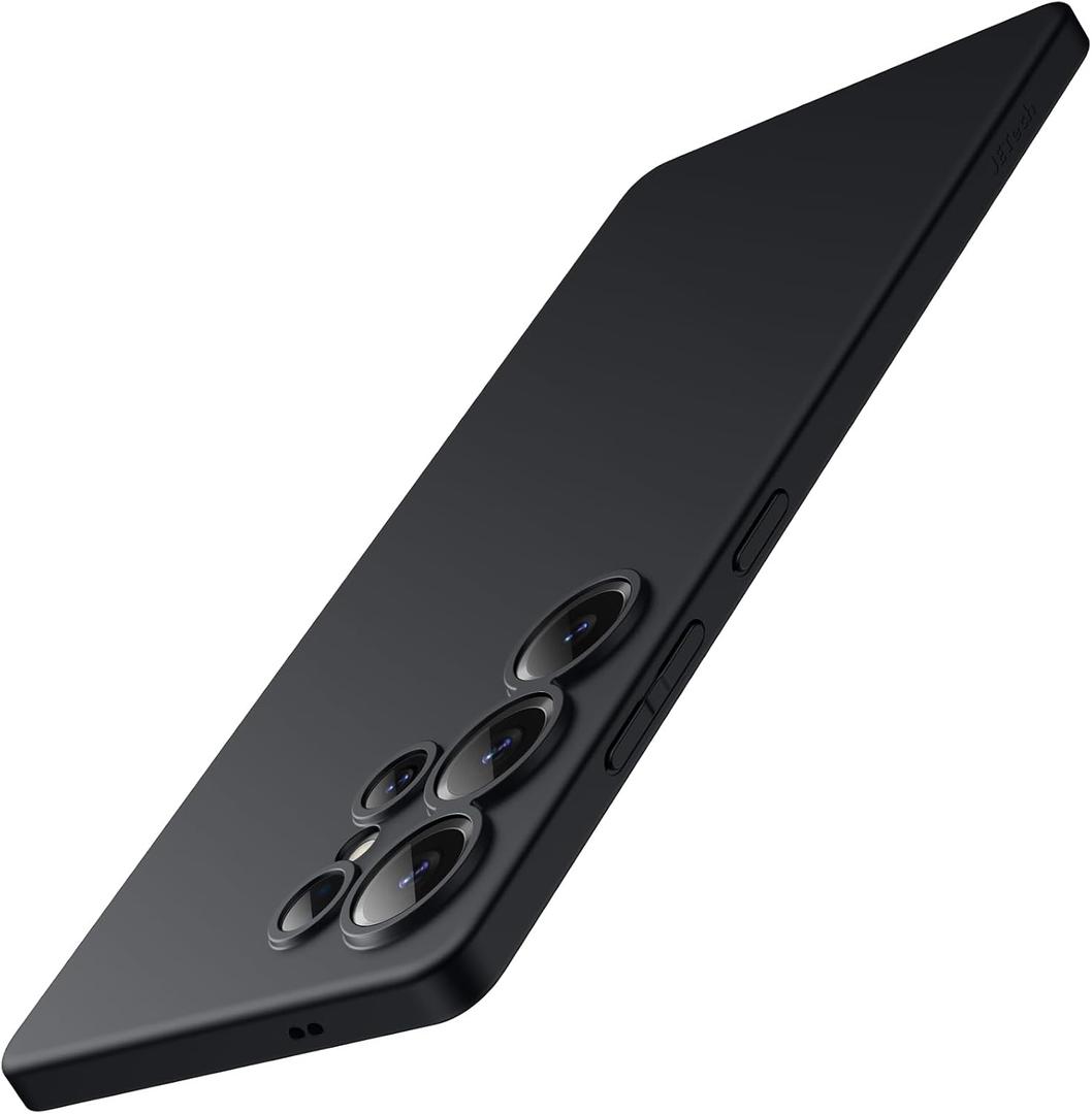 JETech Slim Case for Samsung Galaxy S25 Ultra 5G with Camera Lens Full Protection, Ultra-Thin Lightweight Matte Finish Minimalist Protective Phone Cover (Titanium Black)