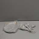 Patelai 5 Pcs Cat Measuring Spoons Set Kitchen Ceramic Counter Cat Ceramic Soup Spoon for Christmas Women Gift(Gray)