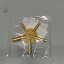 SE Universal Brass Clock Key for Winding Clocks, Odd and Even Numbers (Even 5 Prong)
