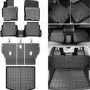 CX5 Floor Mats - Car Mats for Mazda CX5 2013-2016, All Weather Floor Mats and Cargo Liner with Backrest Mat for CX5 Accessories, Heavy Duty Rubber Mats, Car Accessories